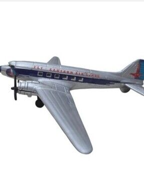 Road Champs Flyers Diecast Metal Plane Fly Eastern Airlines Toy